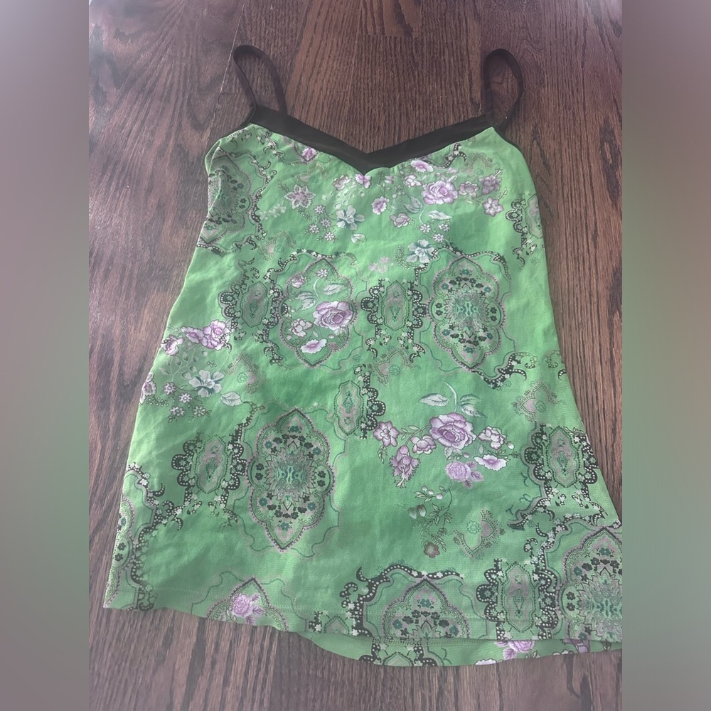 Vintage y2k floral tank top